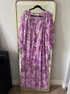 Antik Batik Lavender Floral Swim Coverup